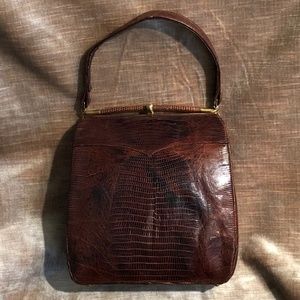 Vintage Alligator Leather Purse
